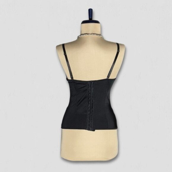 Spirit Halloween Corset Mesh Top Gothic Black Large - Picture 3 of 12